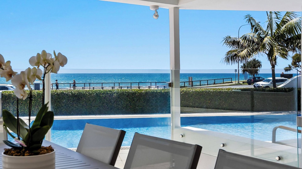 Alexandra Headland Apartment | Dreamy 4-bedroom beach front oasis, outstanding ocean views, right @Alex Beach