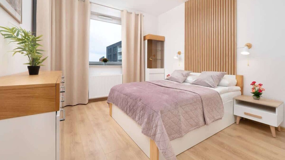 Baluty Apartment | Drewnowska 51A Łódź | Tasteful Apartment | Wifi | Balcony | Parking