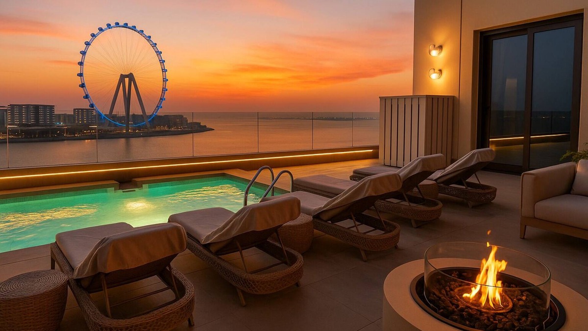 Dubai Marina Apartment | Dubai Jbr Luxury 180 m° penthouse Full sea View 41° Floor 4/6 pax
