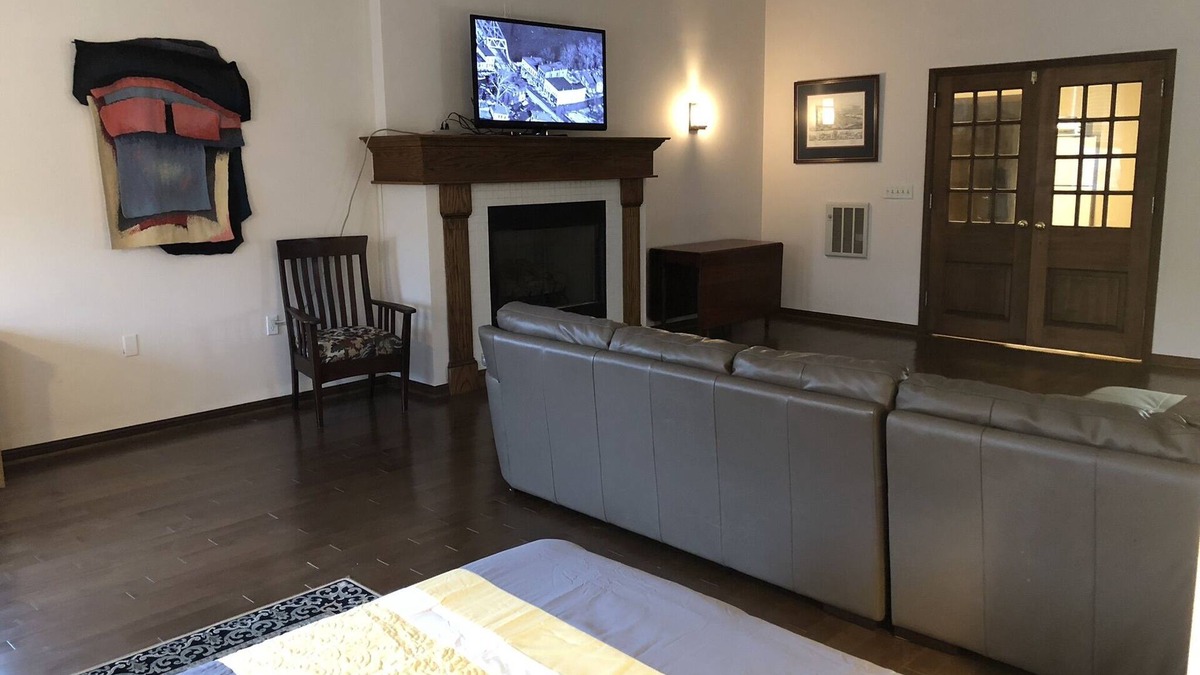 Baldwinsville Apartment | Dunbar Island Loft overlooking Erie Canal and Seneca river, on 2nd level