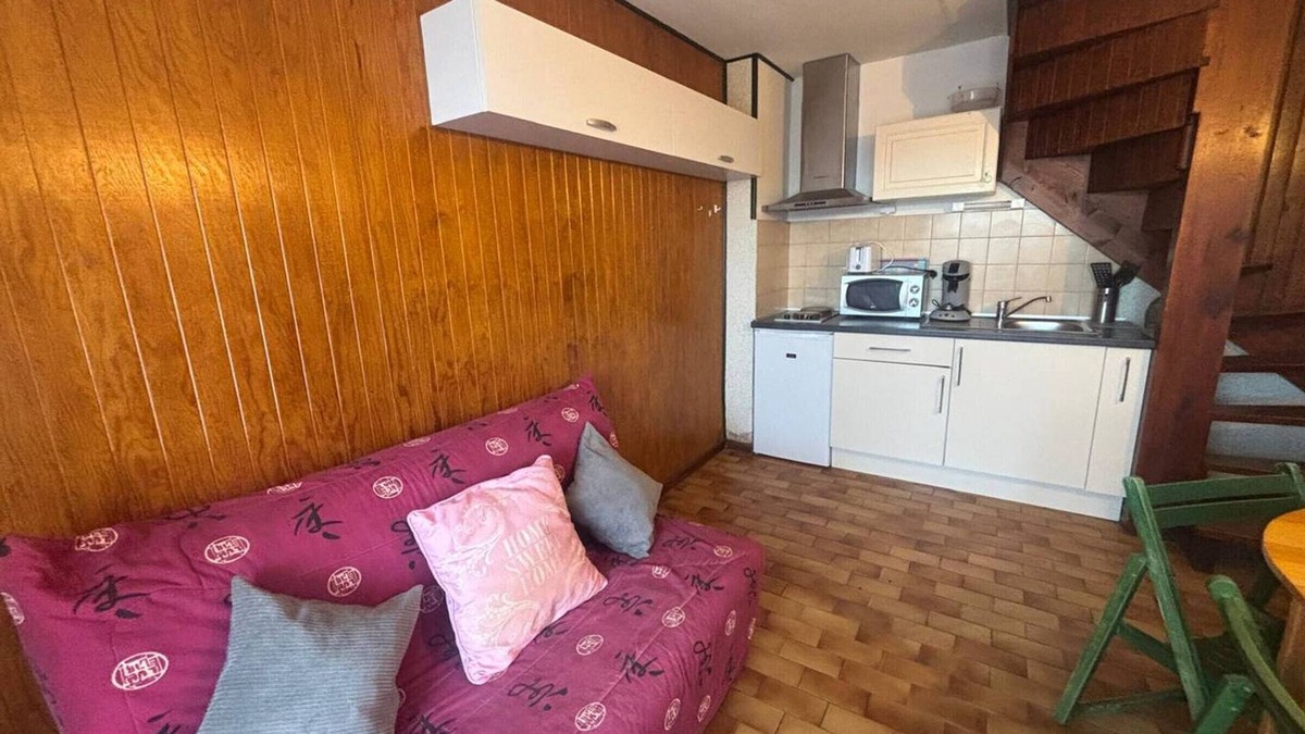 Les Angles Apartment | Duplex Apartment 2 Rooms + Cabin, Balcony, 4 People