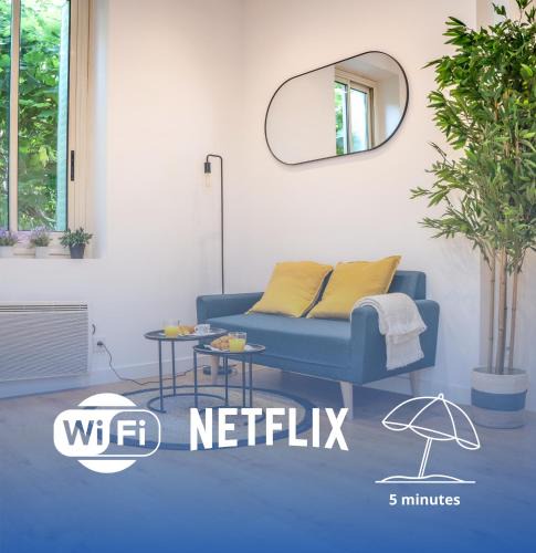 La Californie Apartment | Duplex Saveria - Terrace - Netflix - Beach