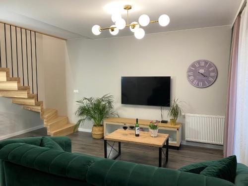 Krzyki Apartment | Dwupoziomowe Komfortowe Mieszkanie Krzyki z Dwiema Łazienkami