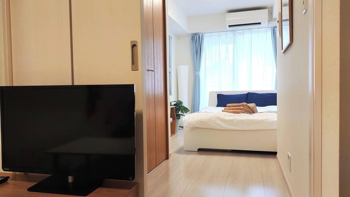 Nakano Apartment | E201 2F Modern room with blue tone/Nakano-ku Tokyo