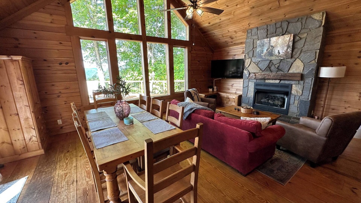 Maggie Valley Cabin | Eagle Ridge Maggie Valley with Breathtaking Year- Round View