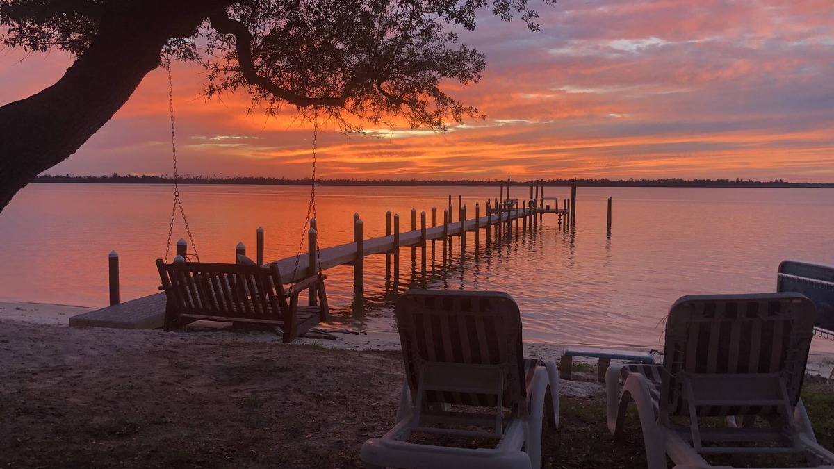 Panama City House | East Bay Fishing Village with dock and boat slips