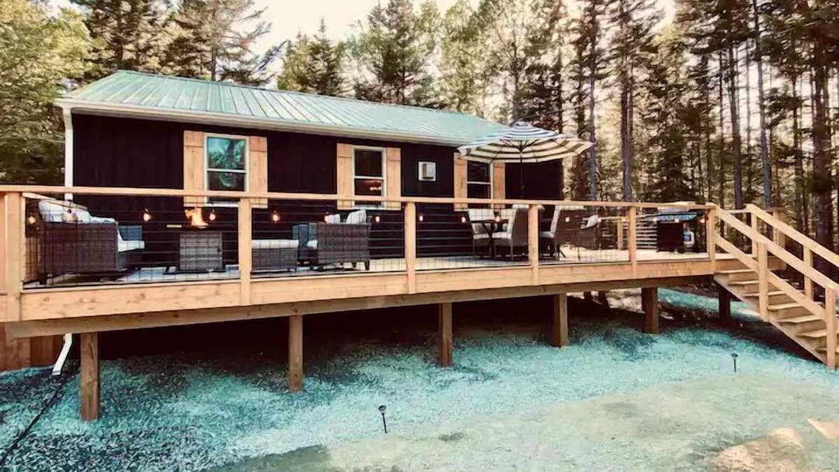 Corea Cabin | Eclectic & Forested Cabin w/Firepit & Beach Access Near Acadia Schoodic