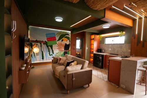 Foz do Iguacu Apartment | Eco Studio Central com banheira de imersão - 5 pessoas