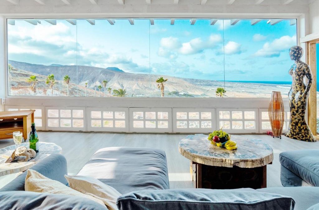 Haria House | Eco Vineyard Cottage - Fantastic Views - 5 mins drive to Arrieta beach