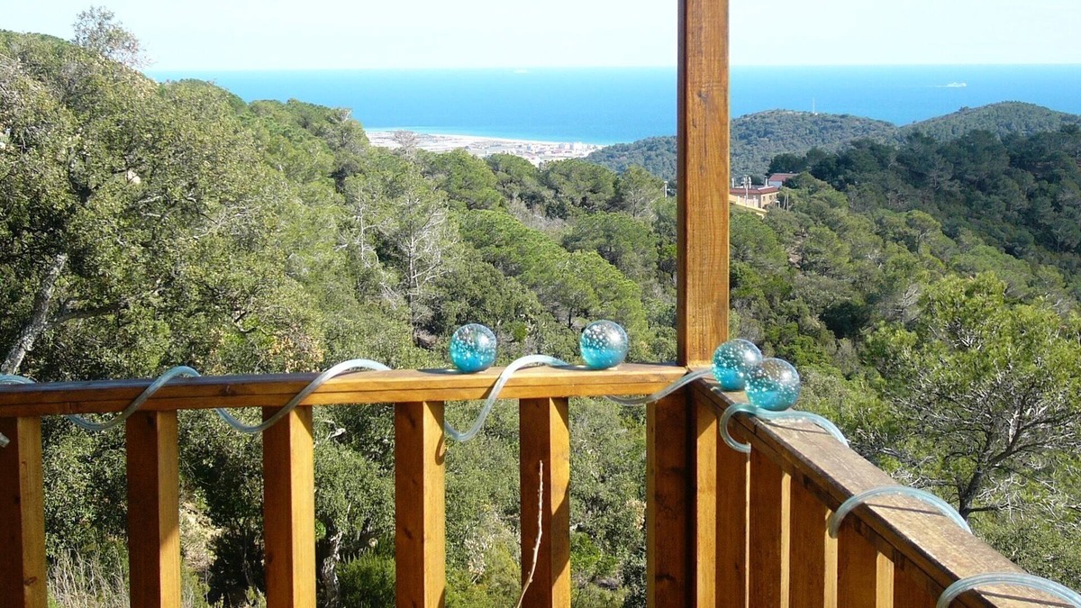 Santa Susanna House | Ecoart WOODEN HOUSE COSTA BRAVA WITH SEA VIEWS AND MOUNTAINS
