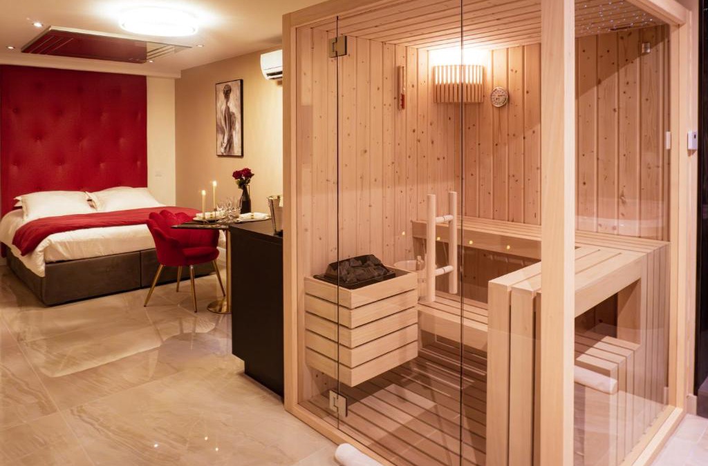 Montblanc Hotel | ELÉGANCE & SPA - chambre d'hôtes avec sauna et jacuzzi privatif