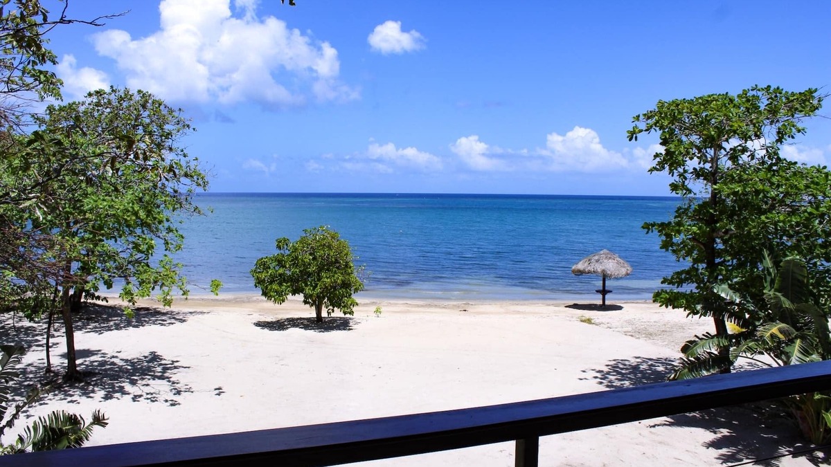 Palmetto Bay Villa | Elegant Custom Beachfront Villa With Floor To Ceiling Glass Walls, 180 Sea-View