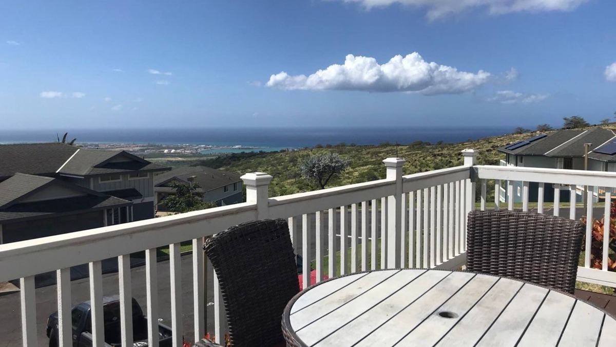 Makakilo City House | Elegant Makakilo Elele 48: 2BR w/Stunning Ocean Views, Workspace & Lanai