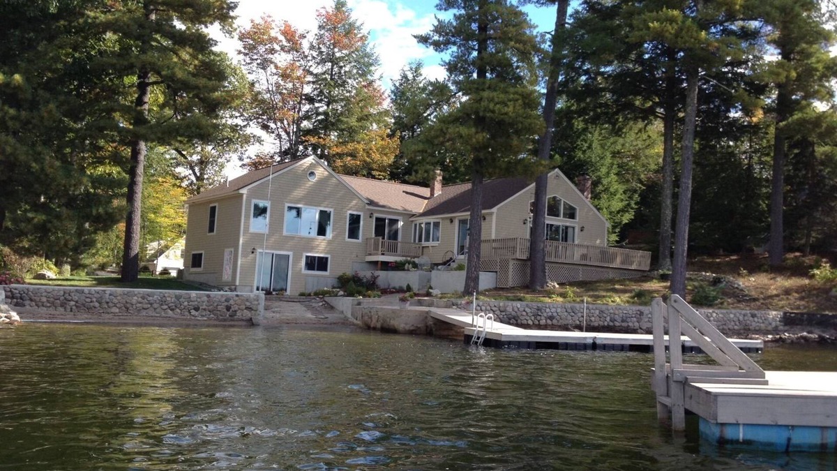 South Casco House | Elegant, Relaxing Home with Amazing Sunset Views on Big Sebago Lake