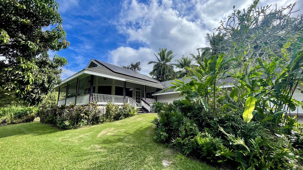 Kilauea House | Elegant Secluded Beach Estate Plantation in Moloaa Bay, Hi Kauai TVR 4180