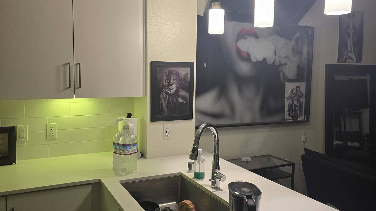 Downtown Las Vegas Apartment | Elvis' love chamber private and quiet and crazy amenities