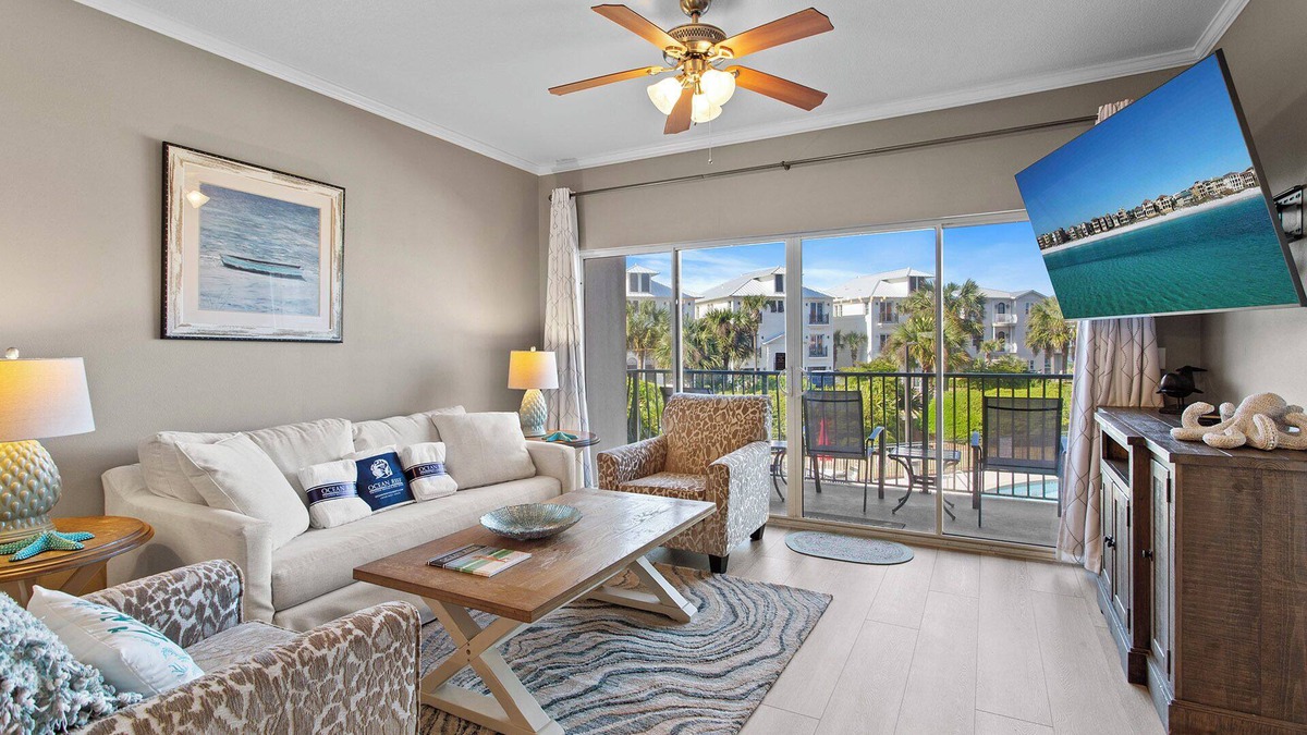 Frangista Beach Condo | Emerald Waters 206 - Private Beach Access, Community Pool, Hot Tub, Near Dining!