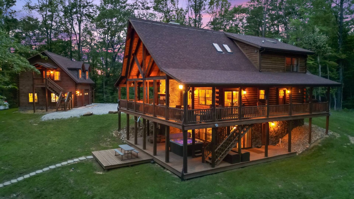 South Bloomingville Cabin | Enchanted Forest Lodge | Game Room | Hot Tub