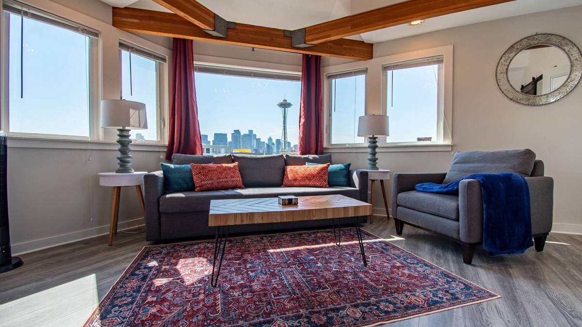 Lower Queen Anne House | Enchanting 3 Bedroom Home with Space Needle Views!