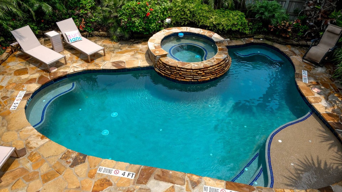 South Padre Island House | Enchanting Private Oasis w/Heated Pool & Hot Tub- Premier Host