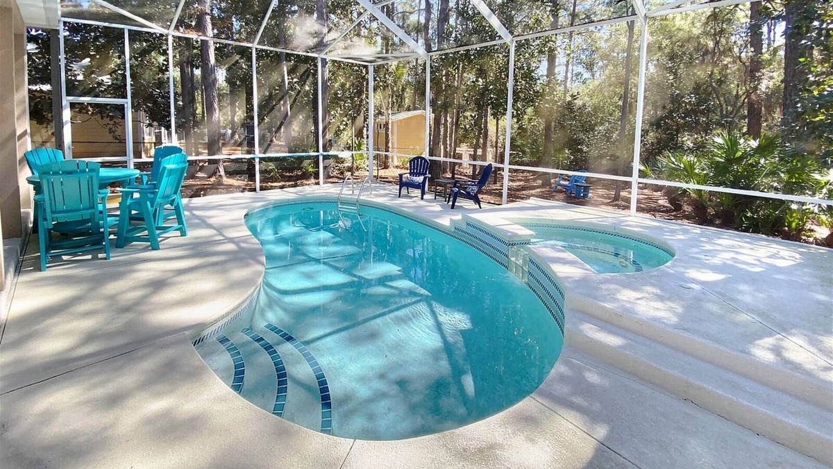 Sugarwood Beach House | Enclosed Private Heated Pool - 4 Bikes - Updated Home - `Endless Summer`