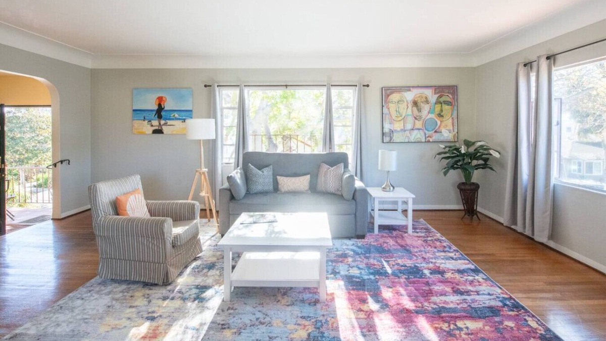 West Beach Apartment | Enjoy indoor-outdoor living, a full kitchen and walk to beach and state st.