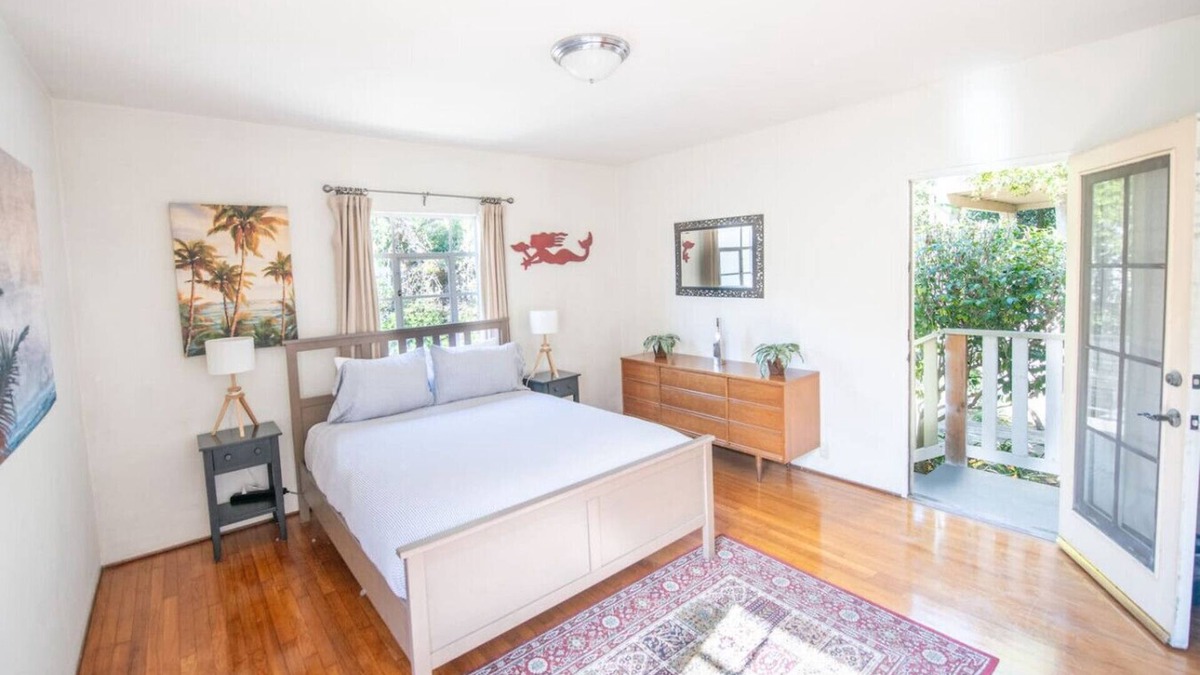 West Beach Apartment | Enjoy indoor-outdoor living, a full kitchen and walk to beach and state st.