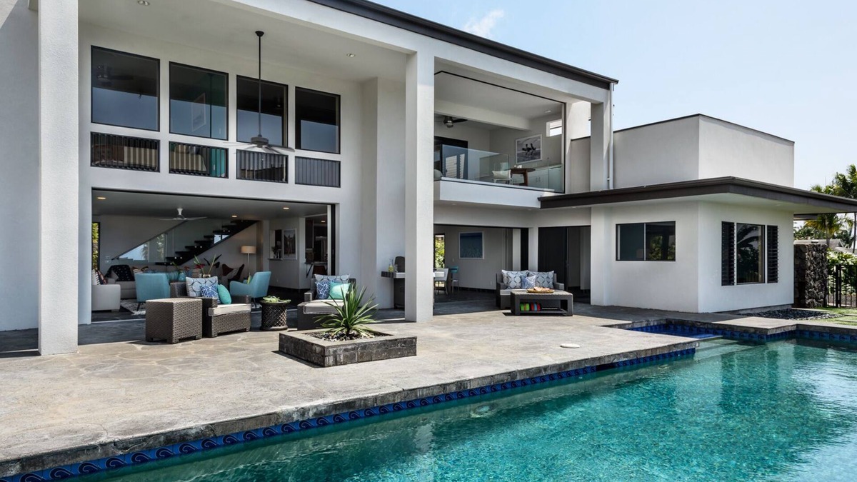 Kailua-Kona House | Enjoy Panoramic Ocean Sunset Views From Your Private, Gated Residence