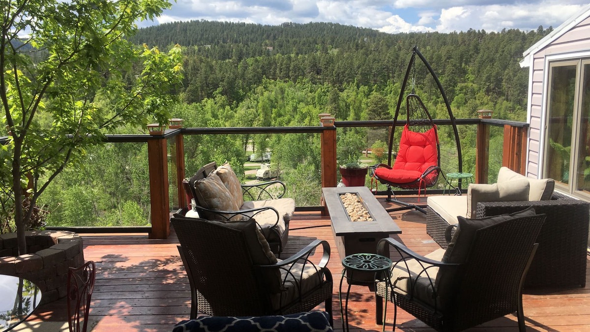 Spearfish House | Enjoy the Black Hills in this 4 bedroom, 3 bath, sleeps 8 home - gorgeous views