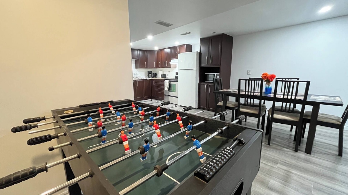 Kingston House | Entire basement suite with a foosball table!