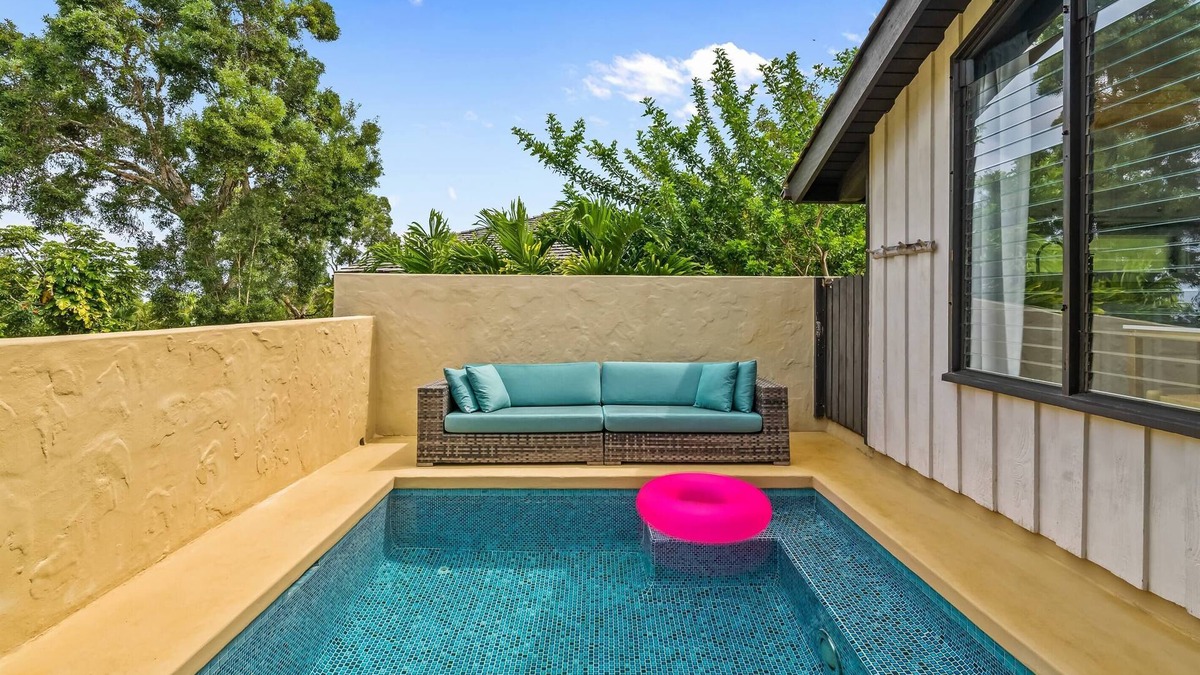 Princeville Cottage | Entire Cottage w/Private Plunge Pool, A/C, BBQ