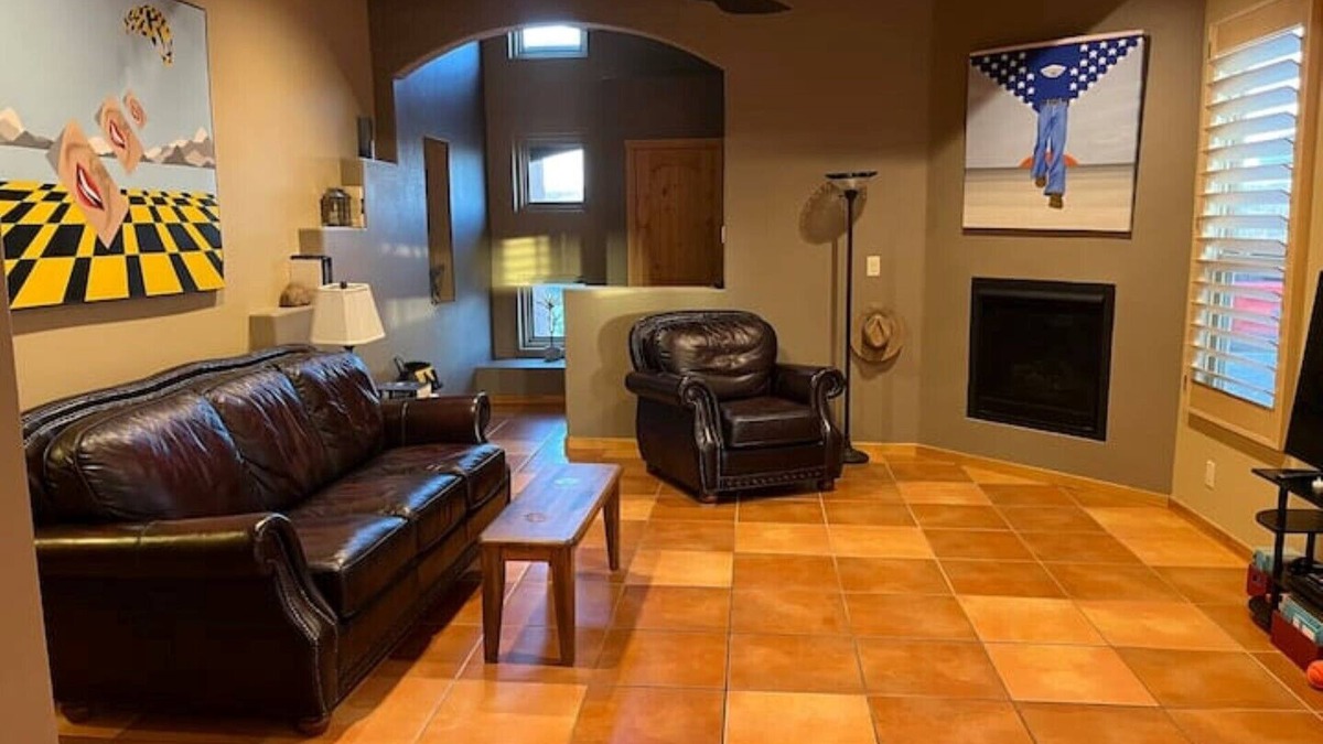 Elephant Butte House | Entire House-Sunny 2 Bedroom Home on 1st Hole of Sierra del Rio Golf course.
