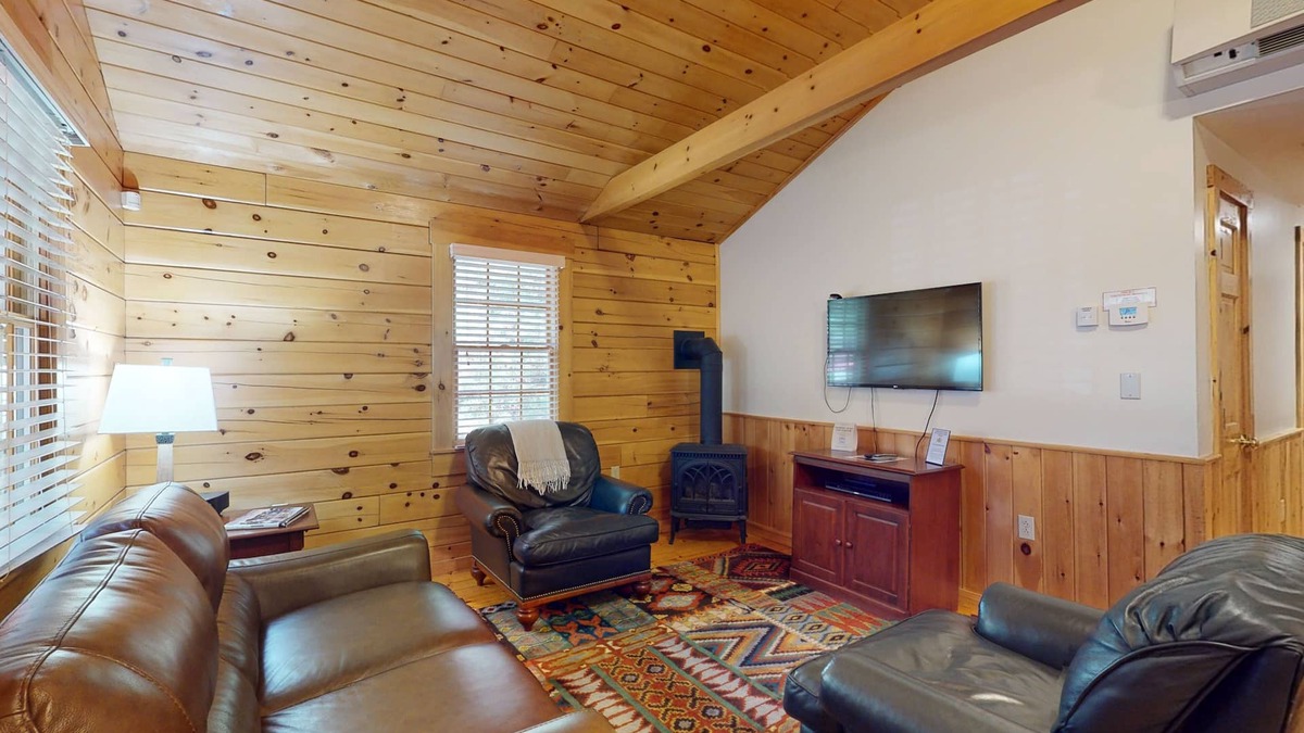 Northport Cabin | Escape to a dog-friendly cabin w/streaming, kitchen, fireplace & nature nearby
