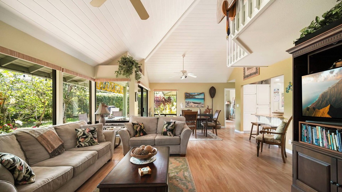 Princeville House | Escape to Paradise: Family Retreat in Princeville at Hanalei, Kauai.