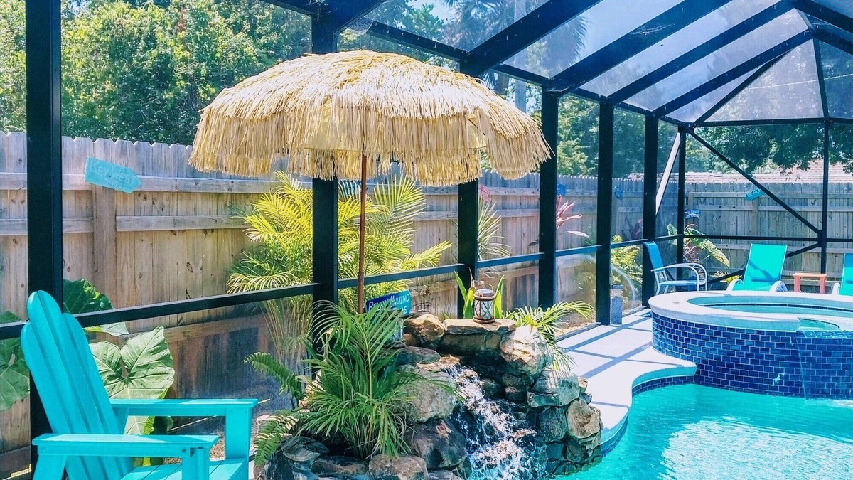 Vero Beach House | Escape to private retreat- salt pool, hot tub, tiki bar- just minutes from beach