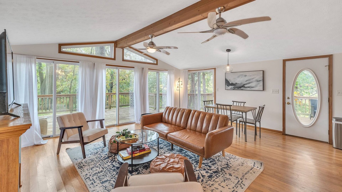 Fishers Hill House | Escape To This River Home with Mountain Views by RedAwning