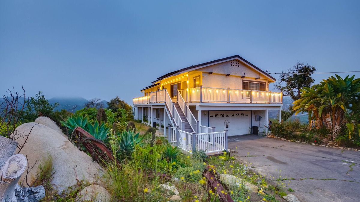 Mesa Rock House | Escondido Hilltop Home w/Deck & Views!