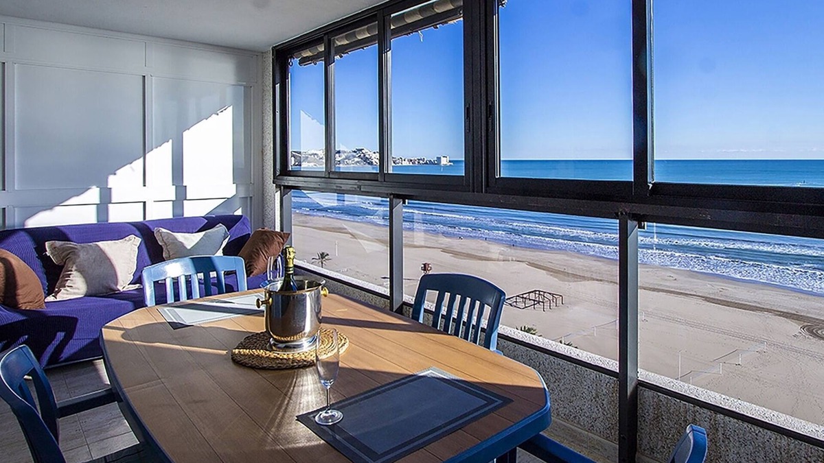 Cullera Apartment | Espacio Sobre MAR 13 - Primera Línea de Playa - Piscina y Parking
