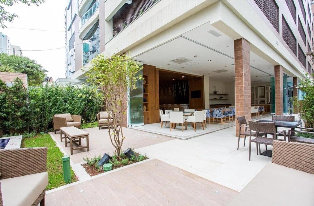 Pompeia Apartment | Estanconfor Praia Santos AC garagem sacada fechada