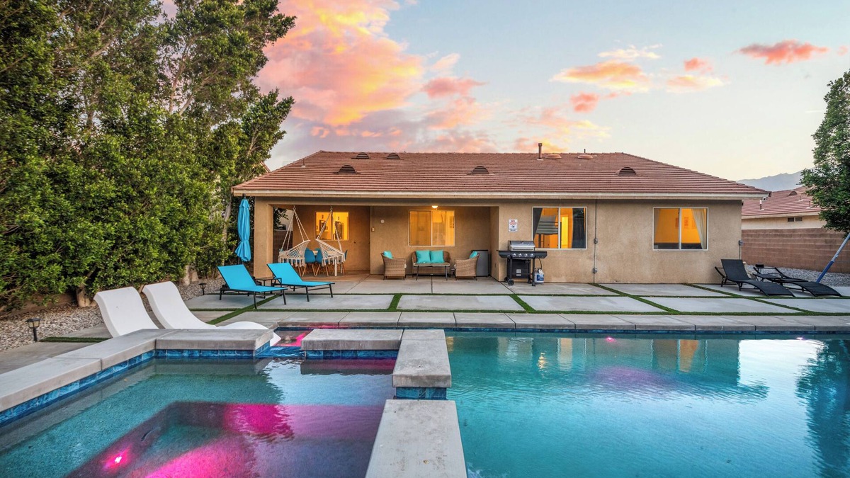 Desert Hot Springs House | Estrella Escape, Pool, Spa & Game Room Fun
