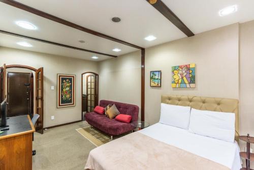 Centro Apartment | EV512 · Central Studio: Cinelândia e lapa até 4 pessoas!