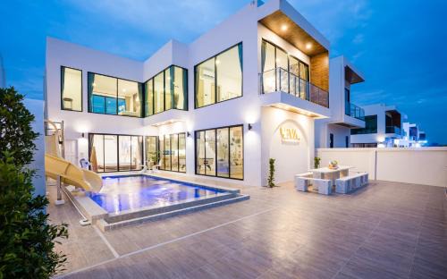 Bang Sare Villa | Eva PoolVilla Pattaya Bang Saray Beach 1 km