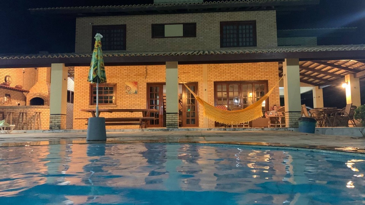 Loteamento Parque das Fontes House | Excellent beach house with sea views, pool with waterfall and terrace