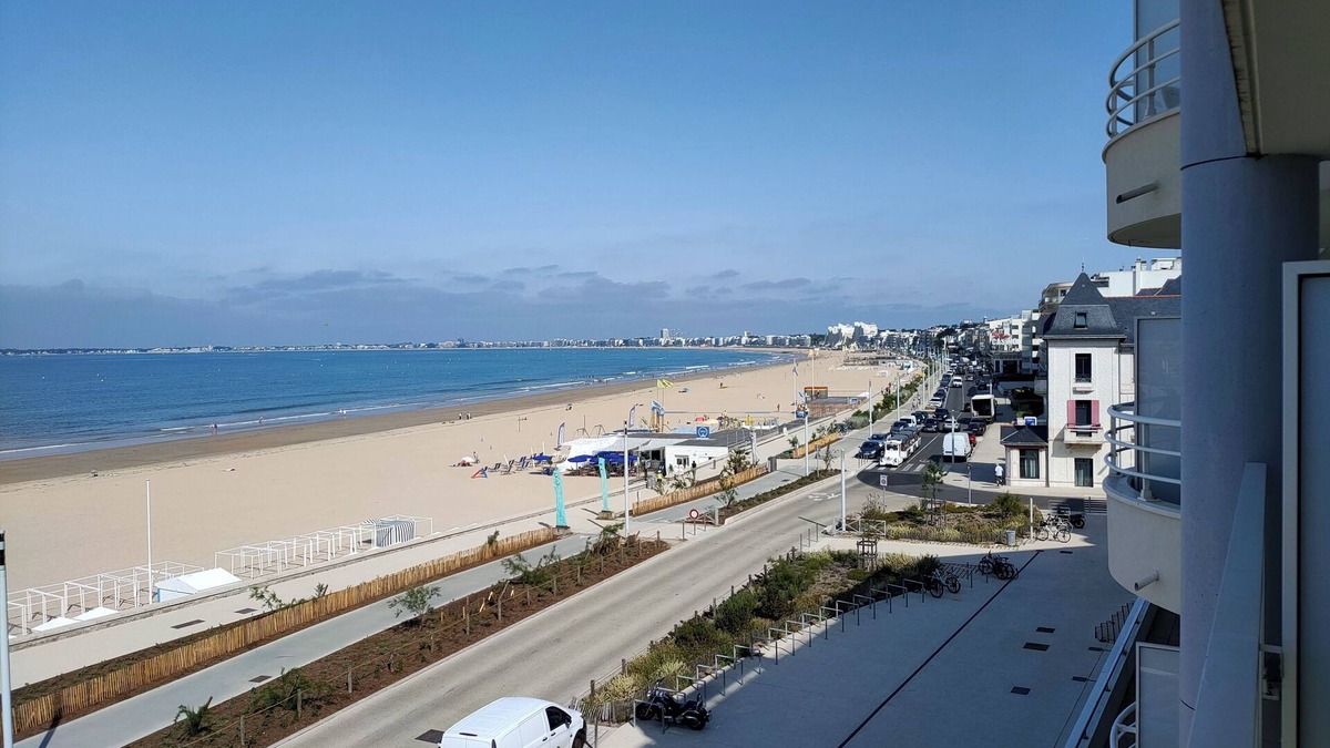 Pornichet Apartment | Exceptional location for this south oriented studio and facing the sea