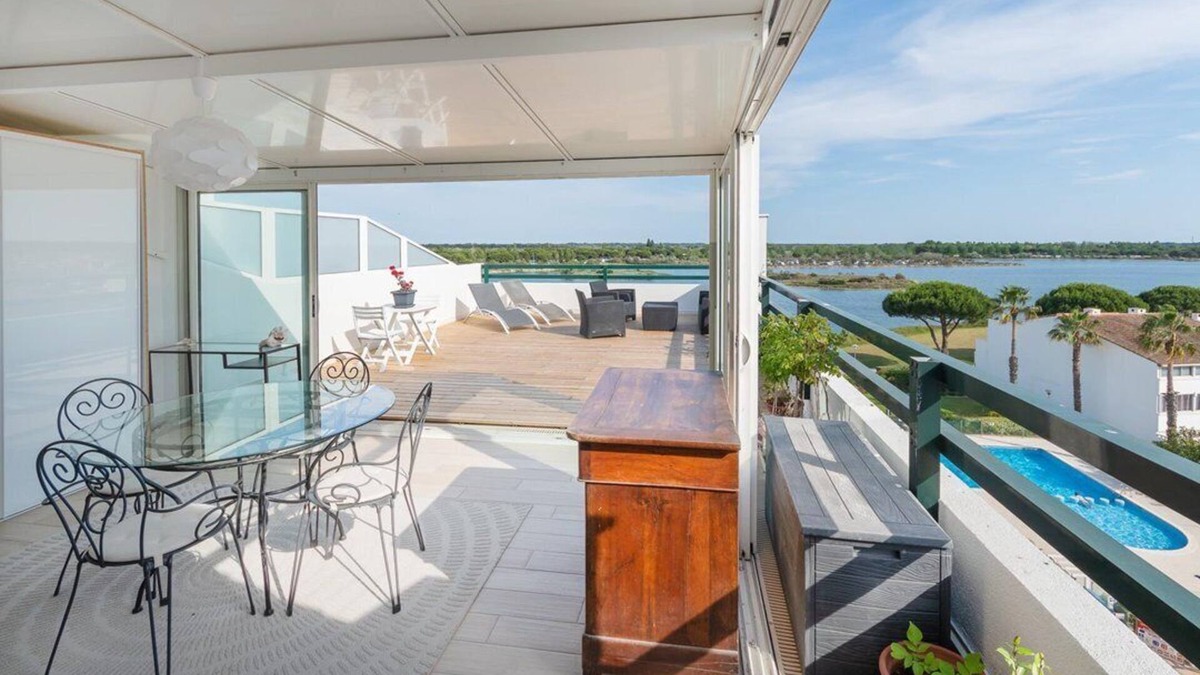 Le Grau-Du-Roi Apartment | EXCEPTIONAL PANORAMIC VIEW DUPLEX WITH POOL, PARKING
