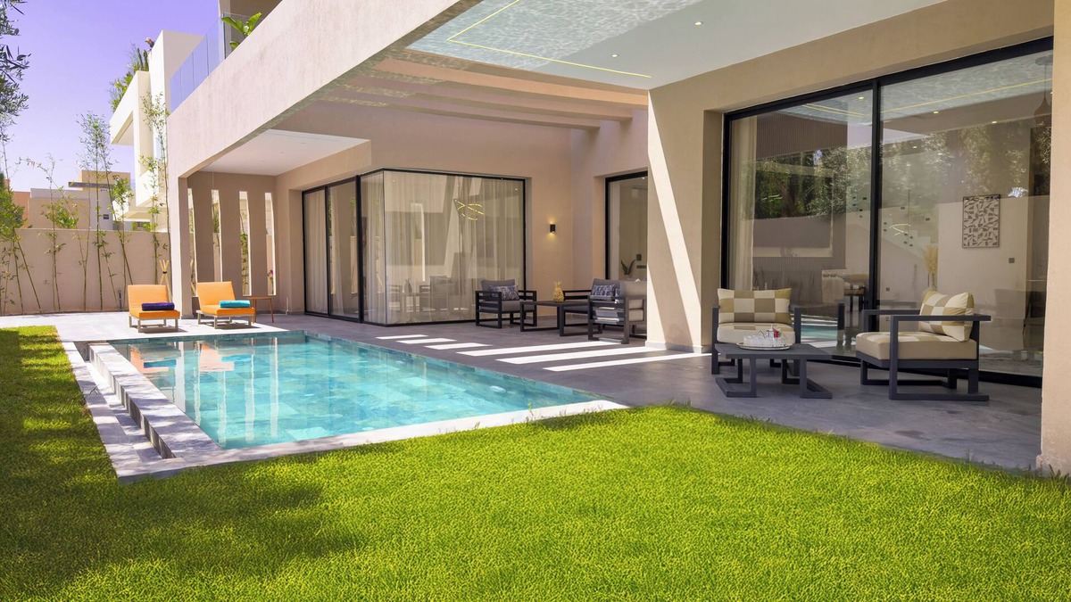 Tassoultante Villa | Exceptional villa in Marrakech, 10 minutes from the center, heated pool, golf course