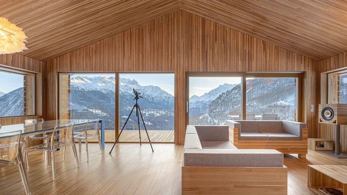Toerbel Ski Chalet | Exclusive design chalet on 1 800 meters, 4-6 pers., above Törbel