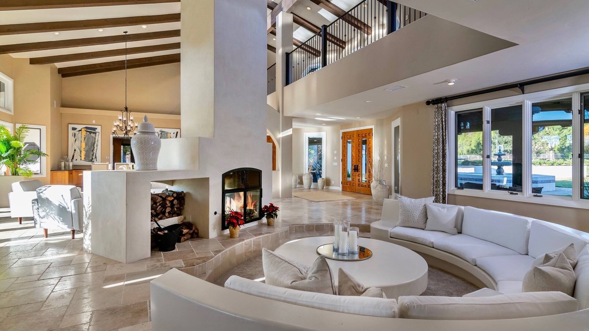 Santa Ynez House | Exclusive Estate with tennis, pool, and mountain views.