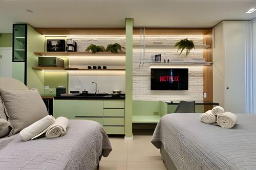 Matriz Apartment | Exclusivo, Apto com Garagem E Ar Condicionado
