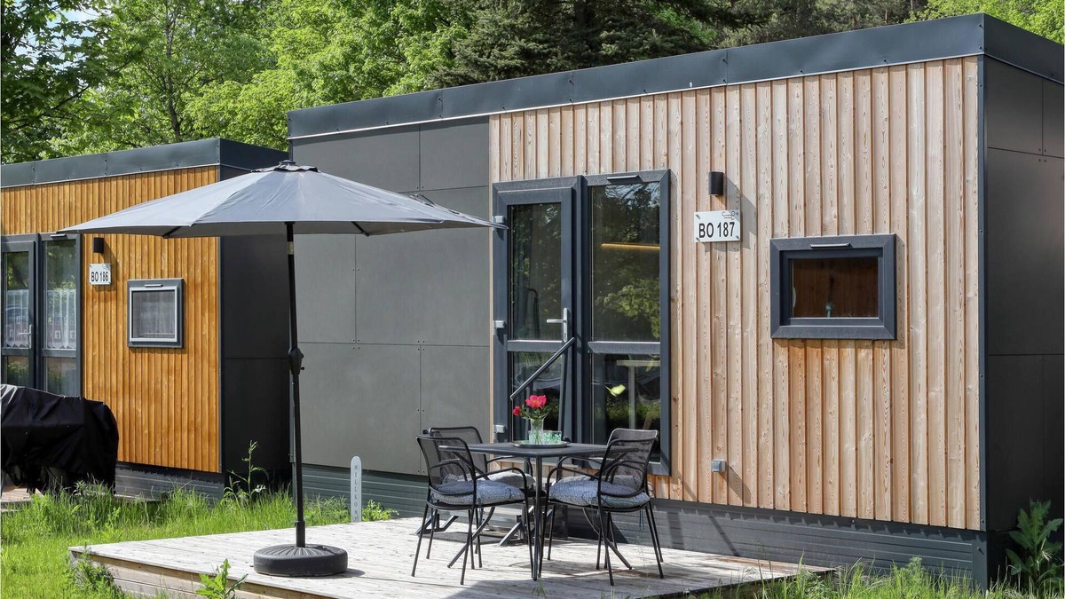 Wemding House | Experience a real Tiny House vacation close to nature at Camping Park Wemding!
